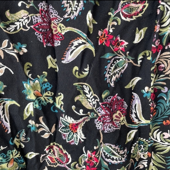 🆕J. Jill | Floral Print Flounce Top a Women's  Size XS Petite - Picture 5 of 7